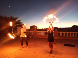 Baile de fuego - Yoga y Arte